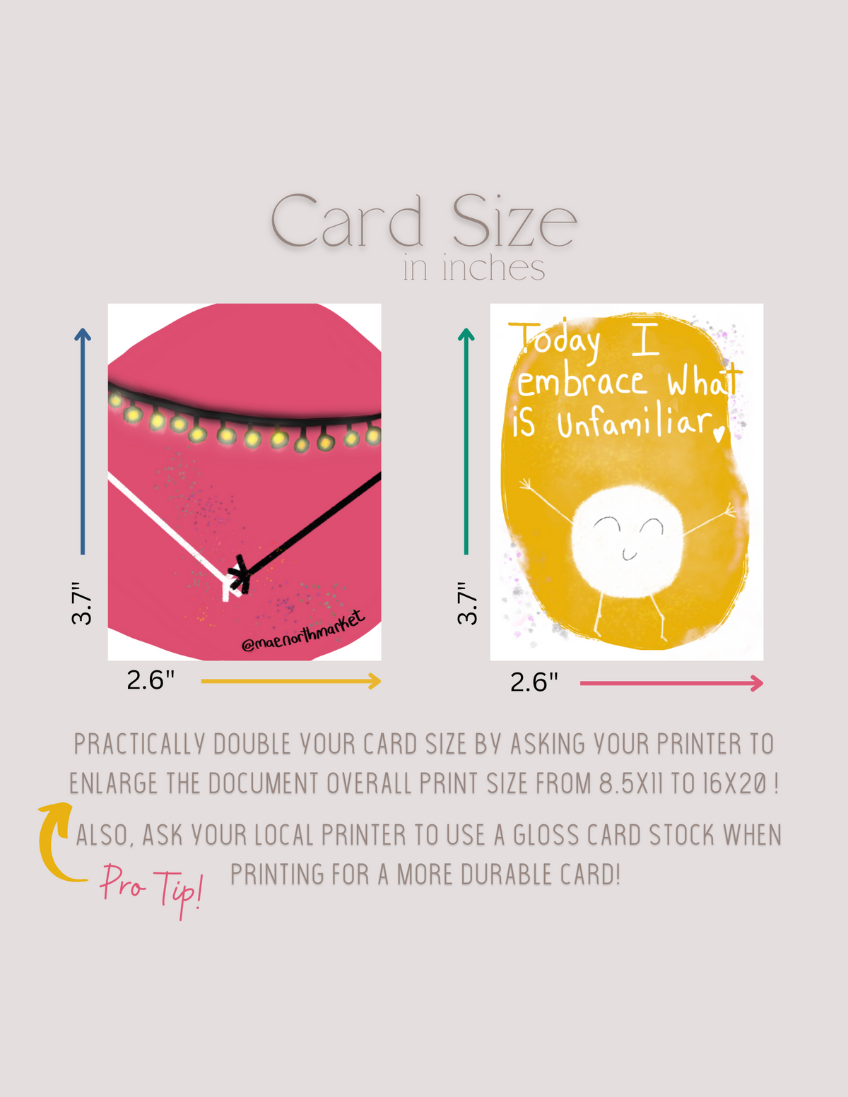 Printable Affirmation Cards for Kids | 30-Card PDF