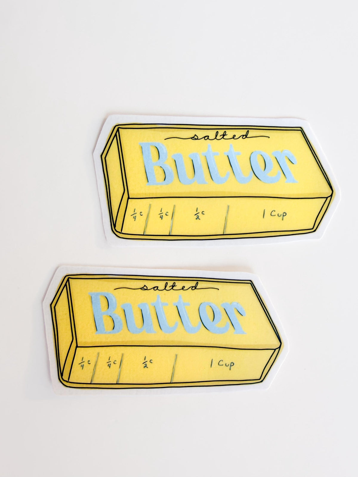 Butter Squishy Sticker stick of butter: Emotional support stickers, Vinyl, die cut art decal
