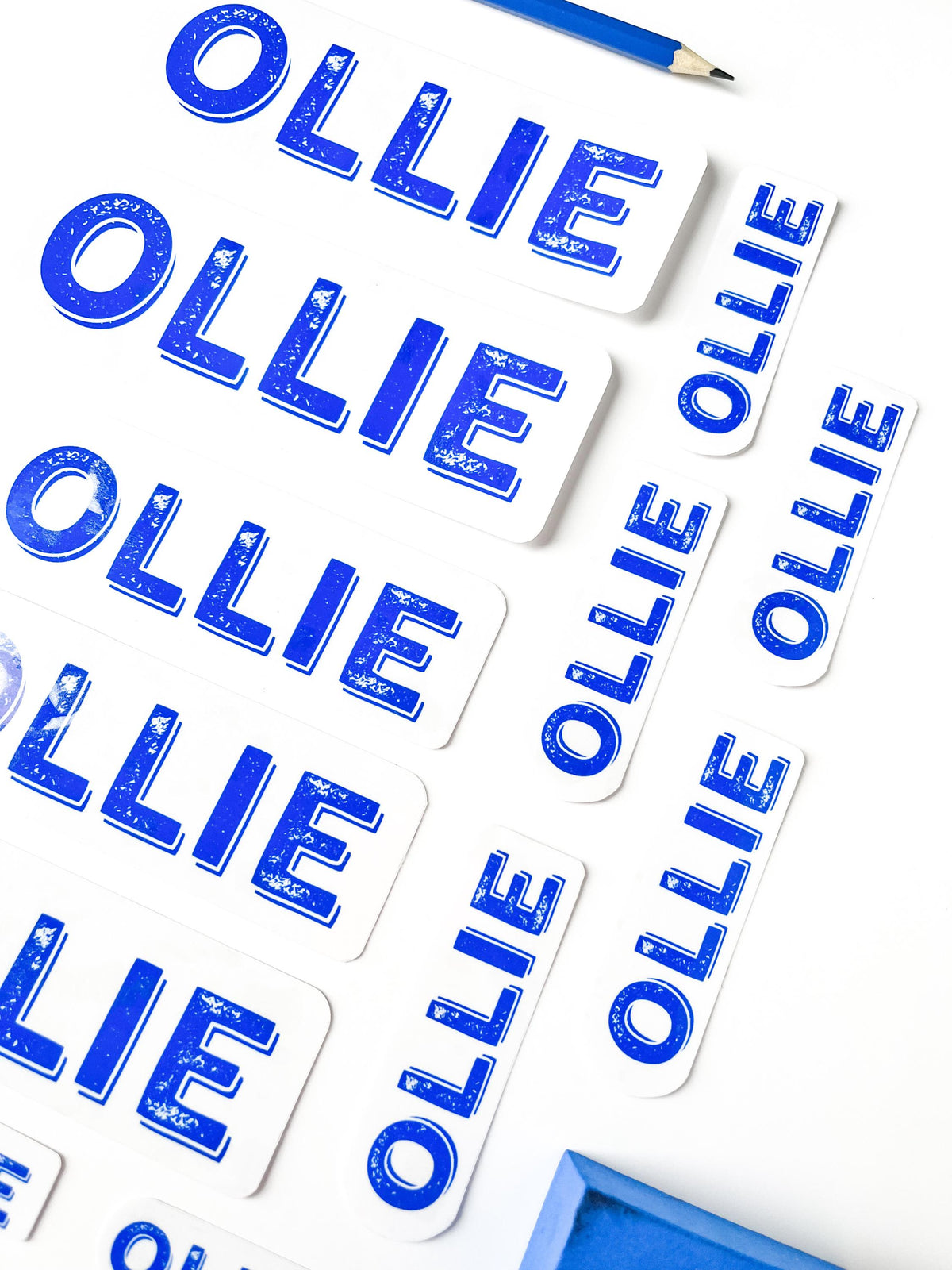 Custom Name Stickers Personalized custom labels back to school supply label  (Set of 12)