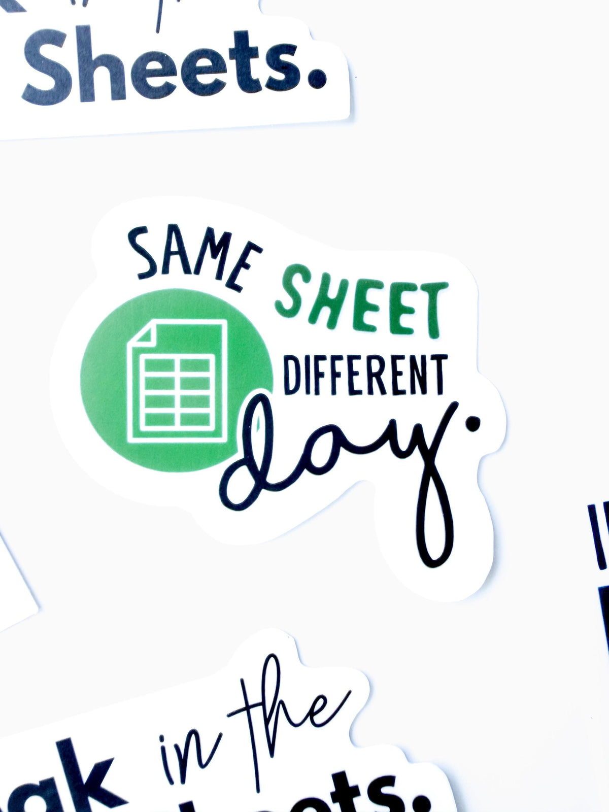 Spreadsheet gift, laptop STICKERS (4) Dad gift, boss gift for him, gift for boyfriend, funny stickers, reading spreadsheet nerd, data lover