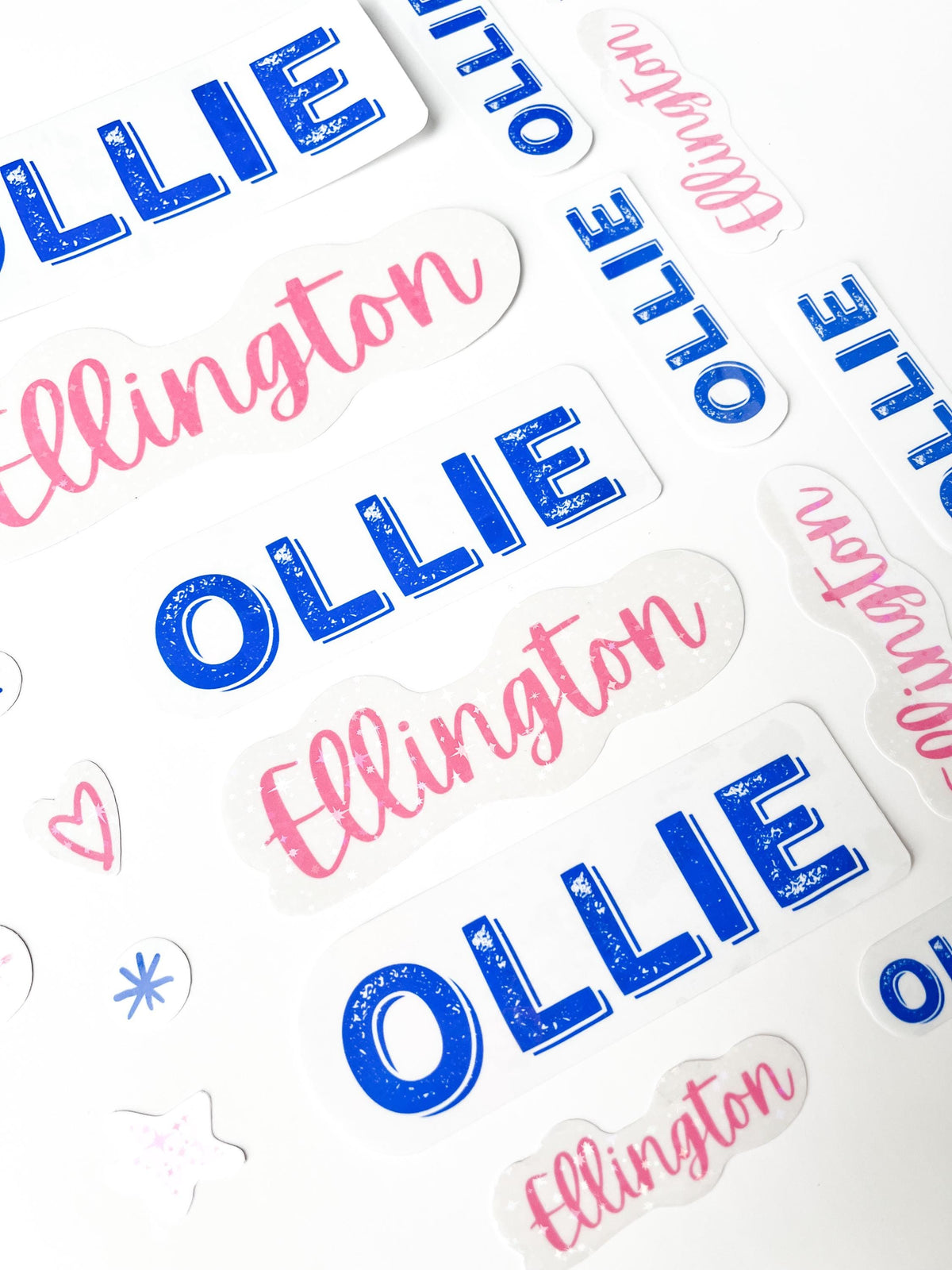 Custom Name Stickers Personalized custom labels back to school supply label  (Set of 12)