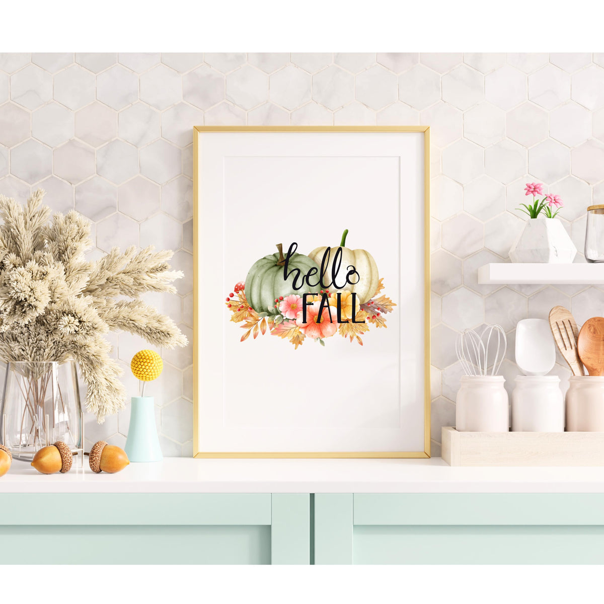 Autumn digital Stickers Fall Leaves, Pumpkins, Tea cozy PNG, SVG, PDF digital downloads die cut set up T-shirt transparent background design