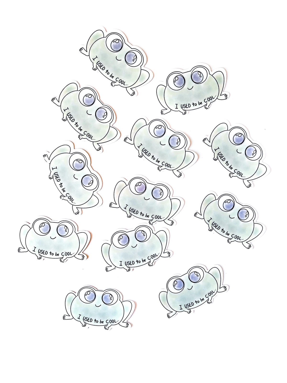 Frog sticker Funny stickers for water bottle Sticker animals Teacher Gift classroom decor Waterproof Vinyl Decal laptop sticker for kindle
