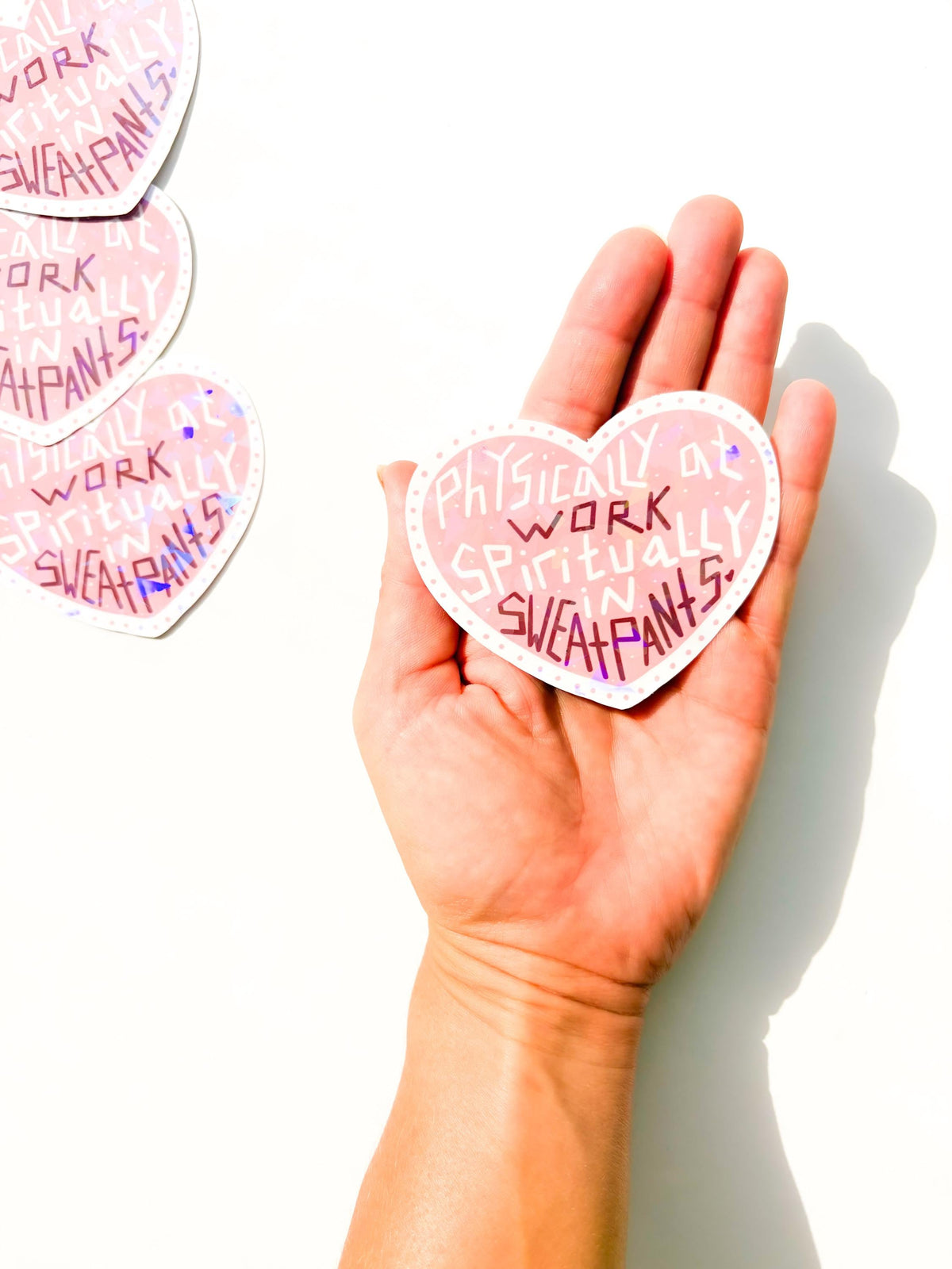 Physically at Work Holographic Vinyl Sticker