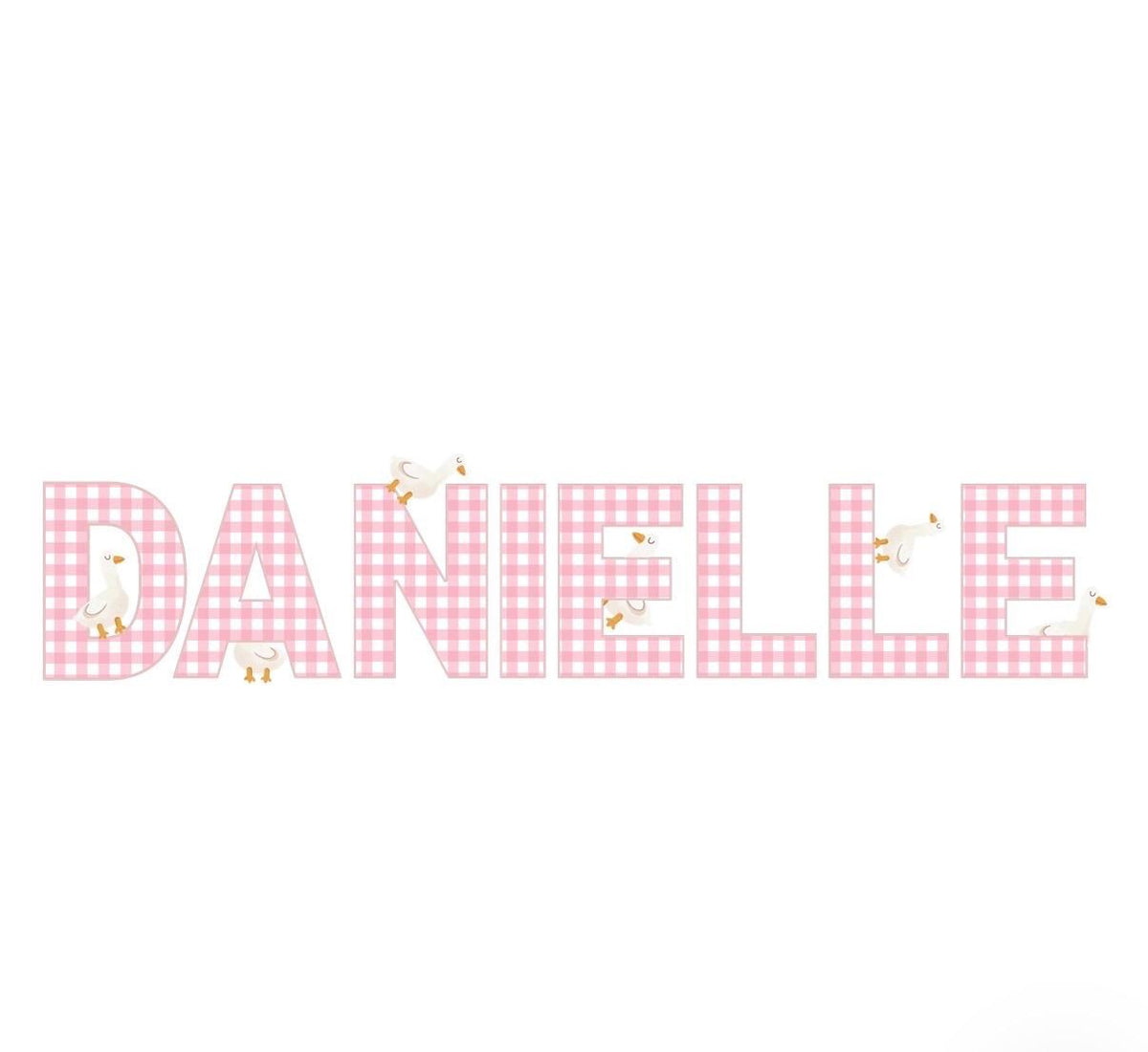 Custom Name Stickers for notebook and water bottle personalized School Supplies first name stickers gingham checkered due cut waterproof