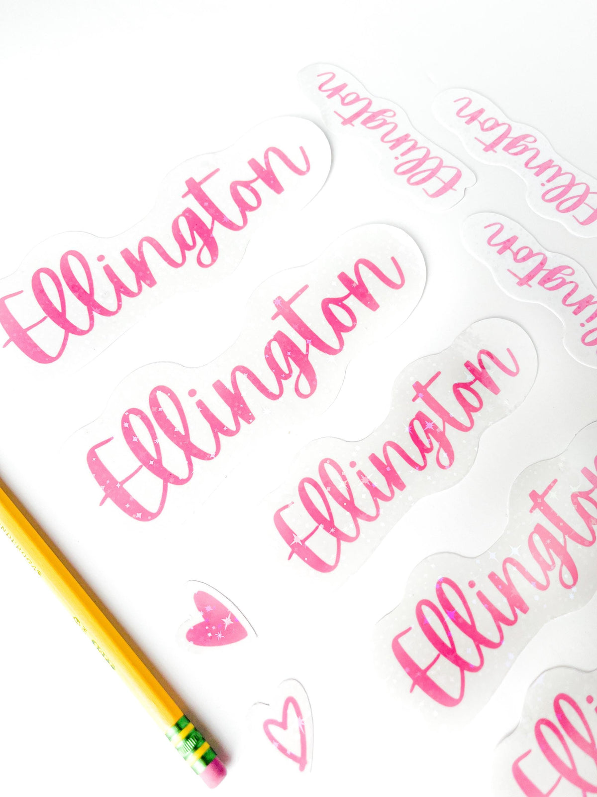 Custom Name Stickers Personalized custom labels back to school supply label  (Set of 12)