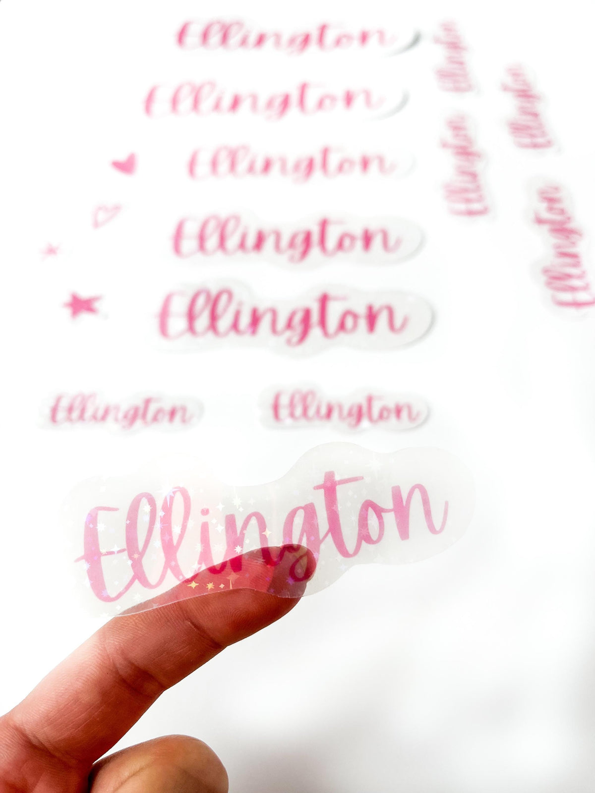Custom Name Stickers Personalized custom labels back to school supply label  (Set of 12)