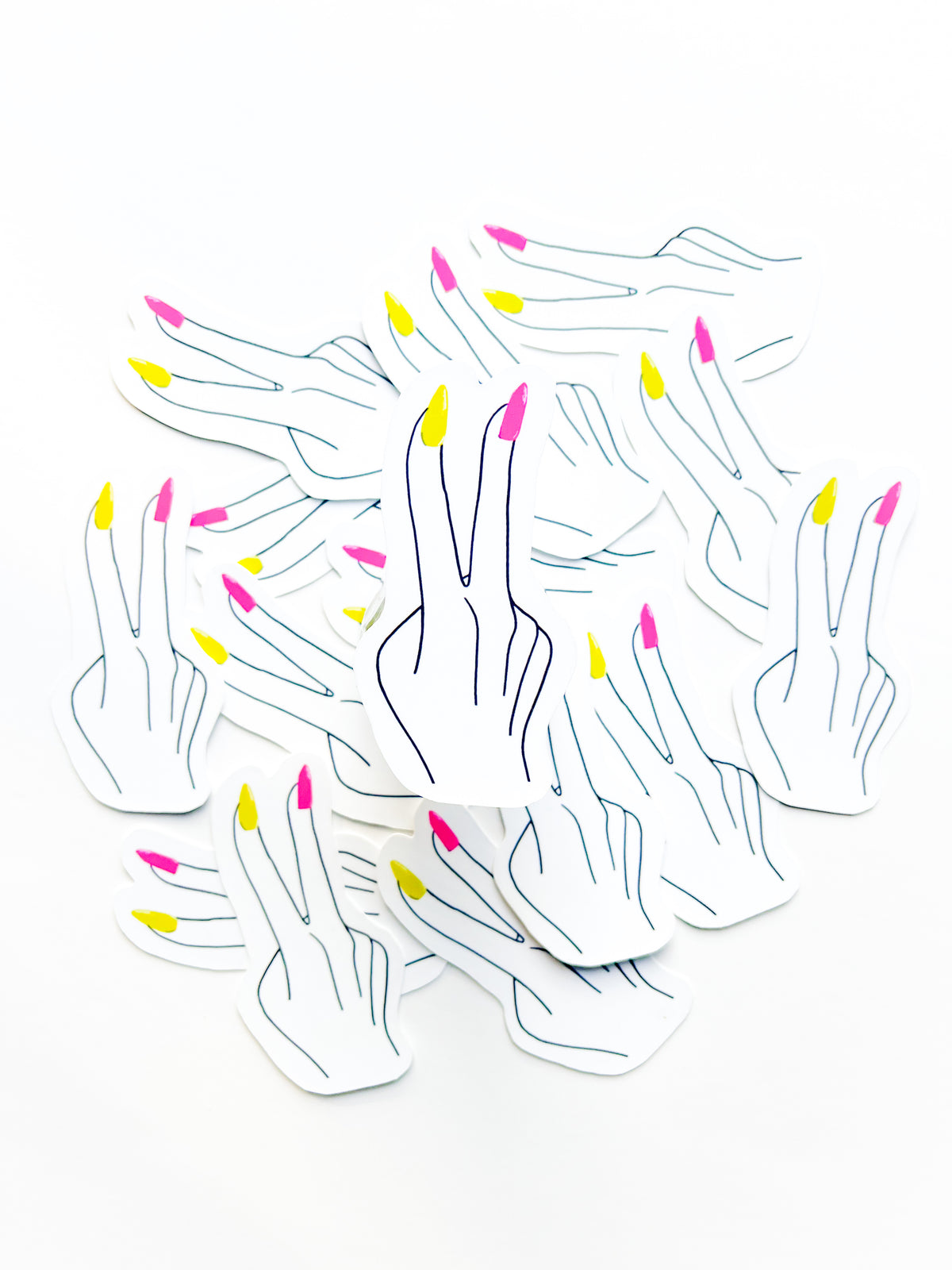 Peace Hand - vinyl sticker
