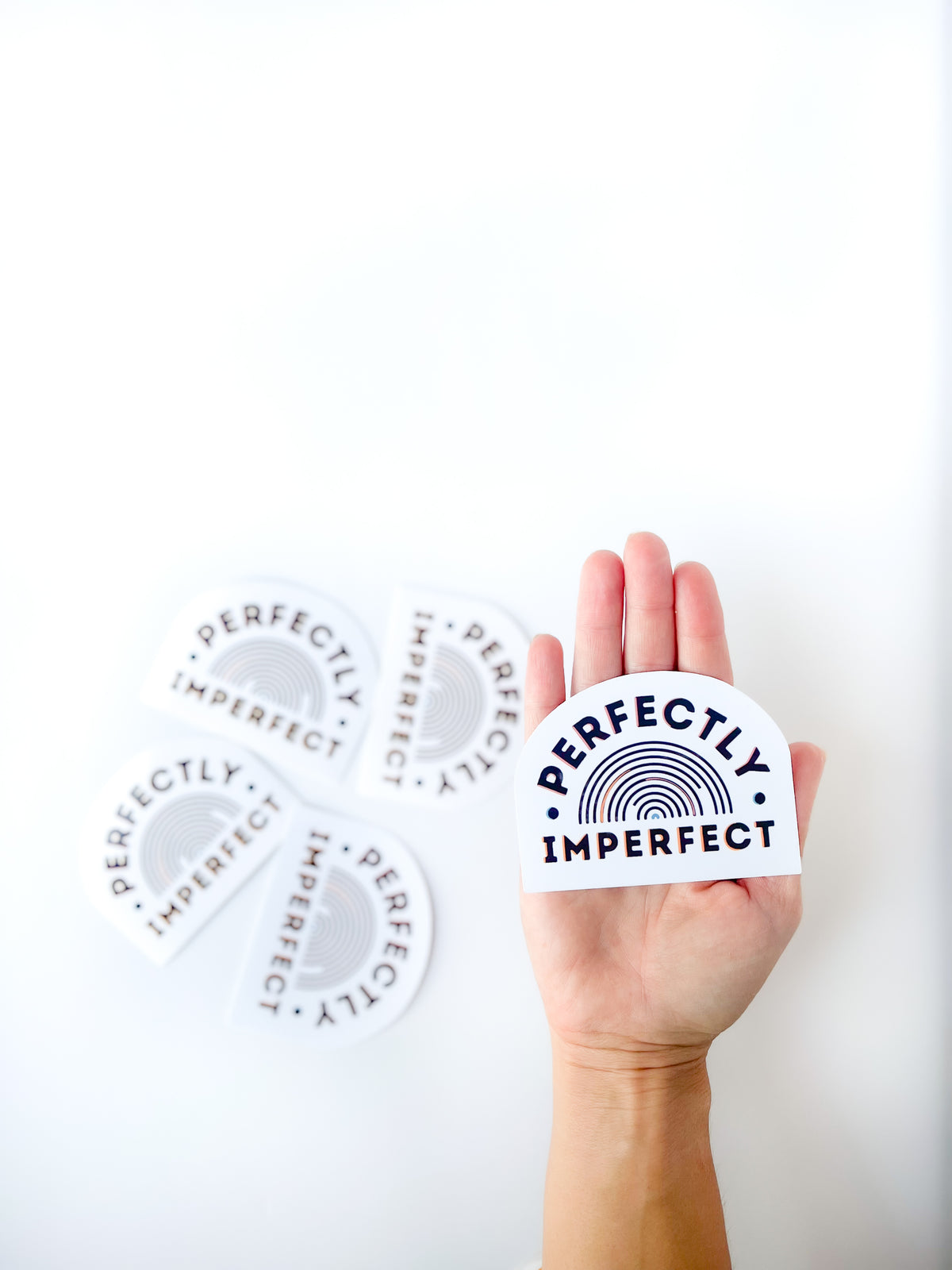 Perfectly Imperfect - vinyl sticker