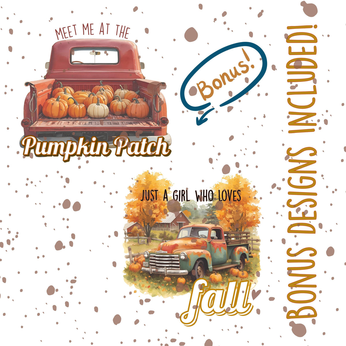 Fall Clipart Bundle: Cozy Autumn PNG Stickers (Digital Download)