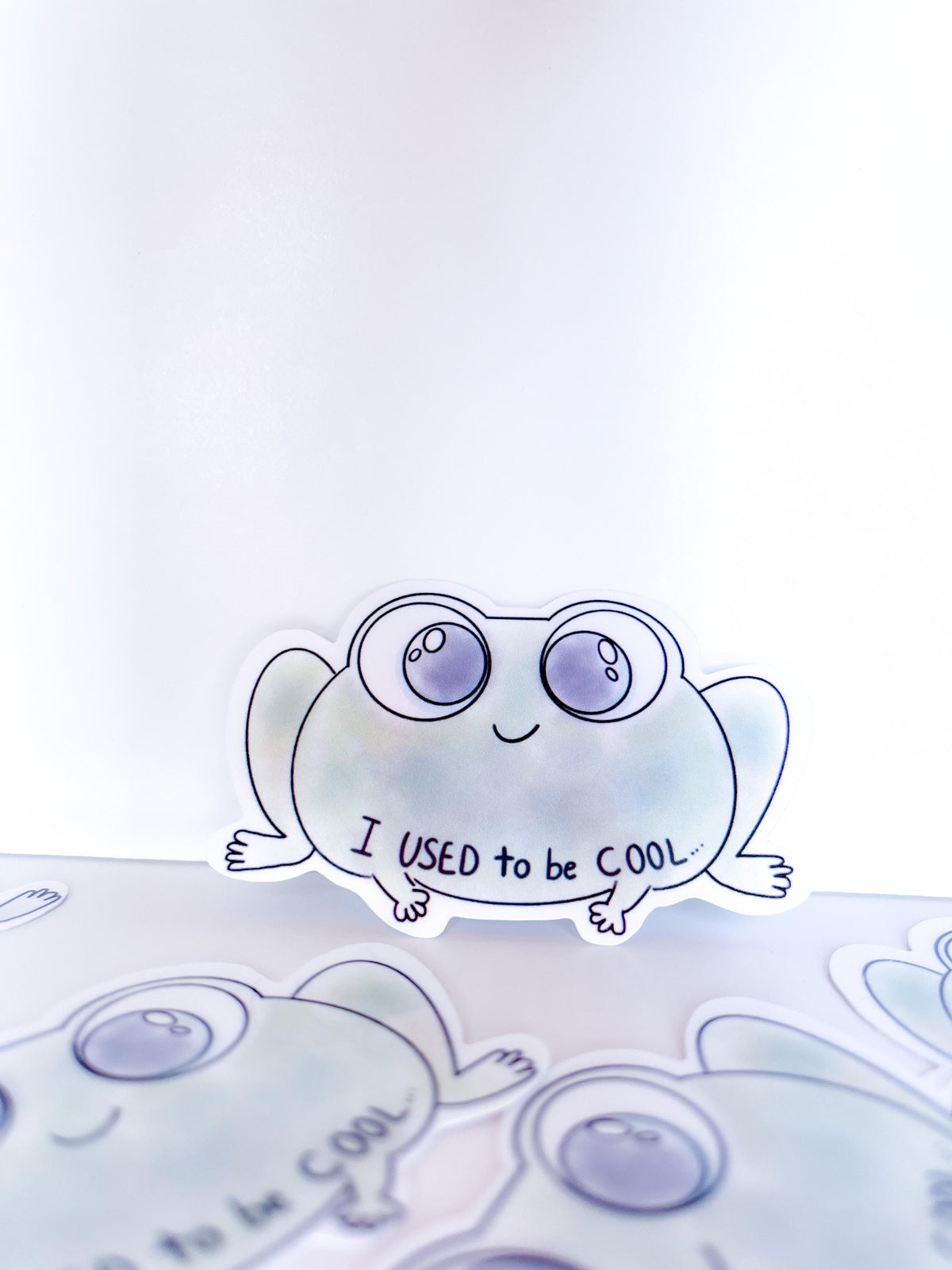 Frog sticker Funny stickers for water bottle Sticker animals Teacher Gift classroom decor Waterproof Vinyl Decal laptop sticker for kindle