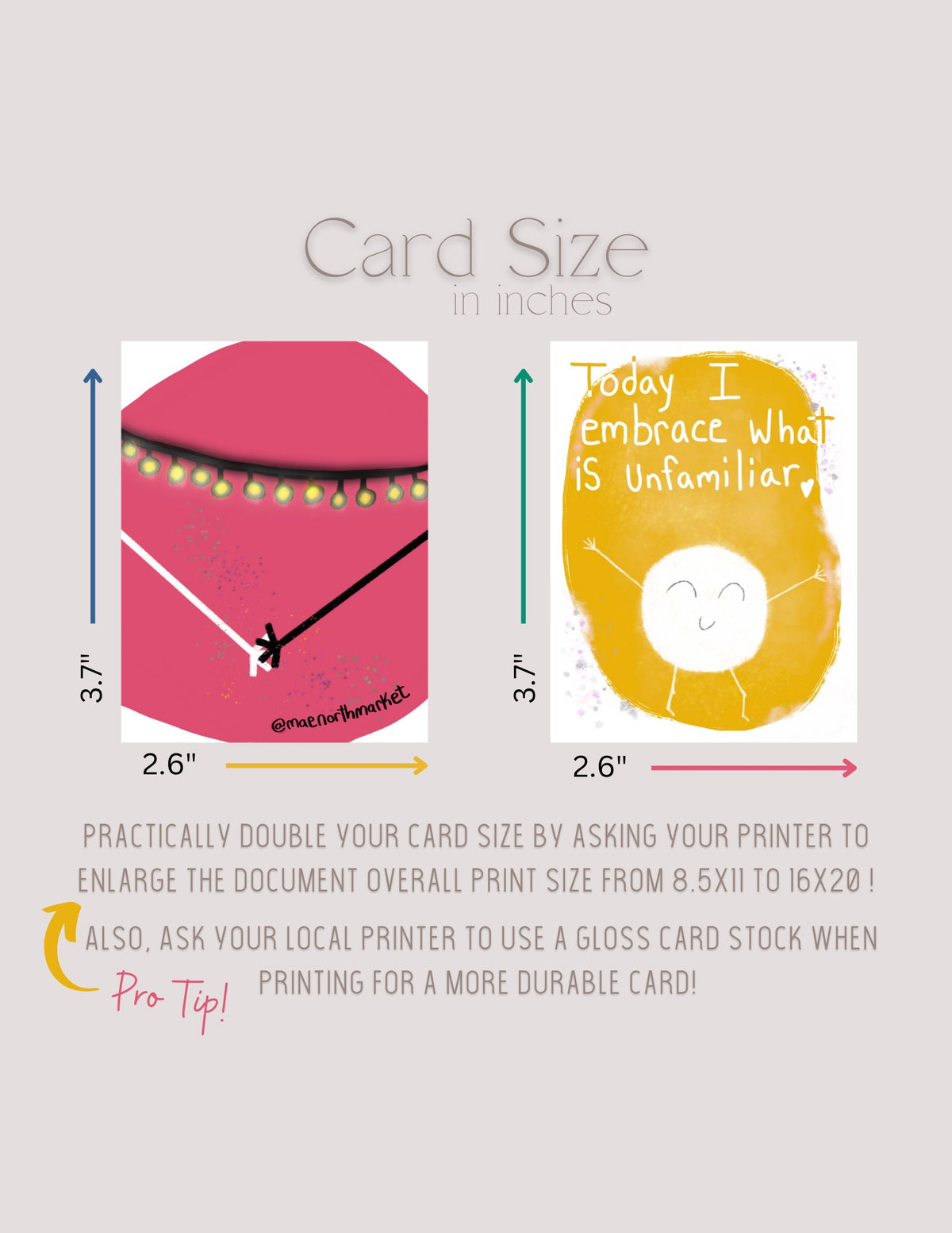 Printable Affirmation Cards for Kids | 30 PNG Cards