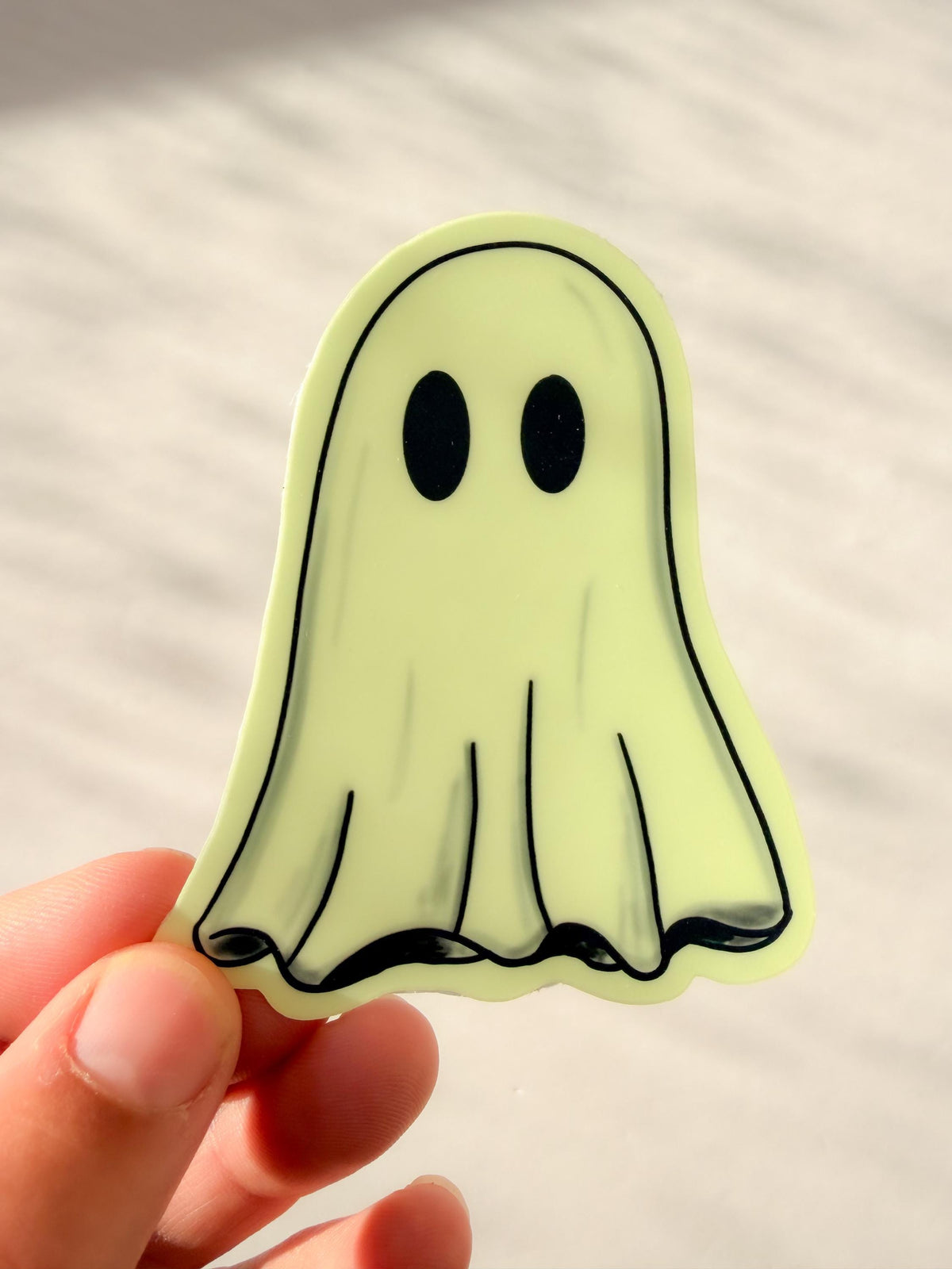 Glow in the Dark Ghost Sticker fantasy animal , glow in the dark stickers for kindle, tablet decor, room wall decal