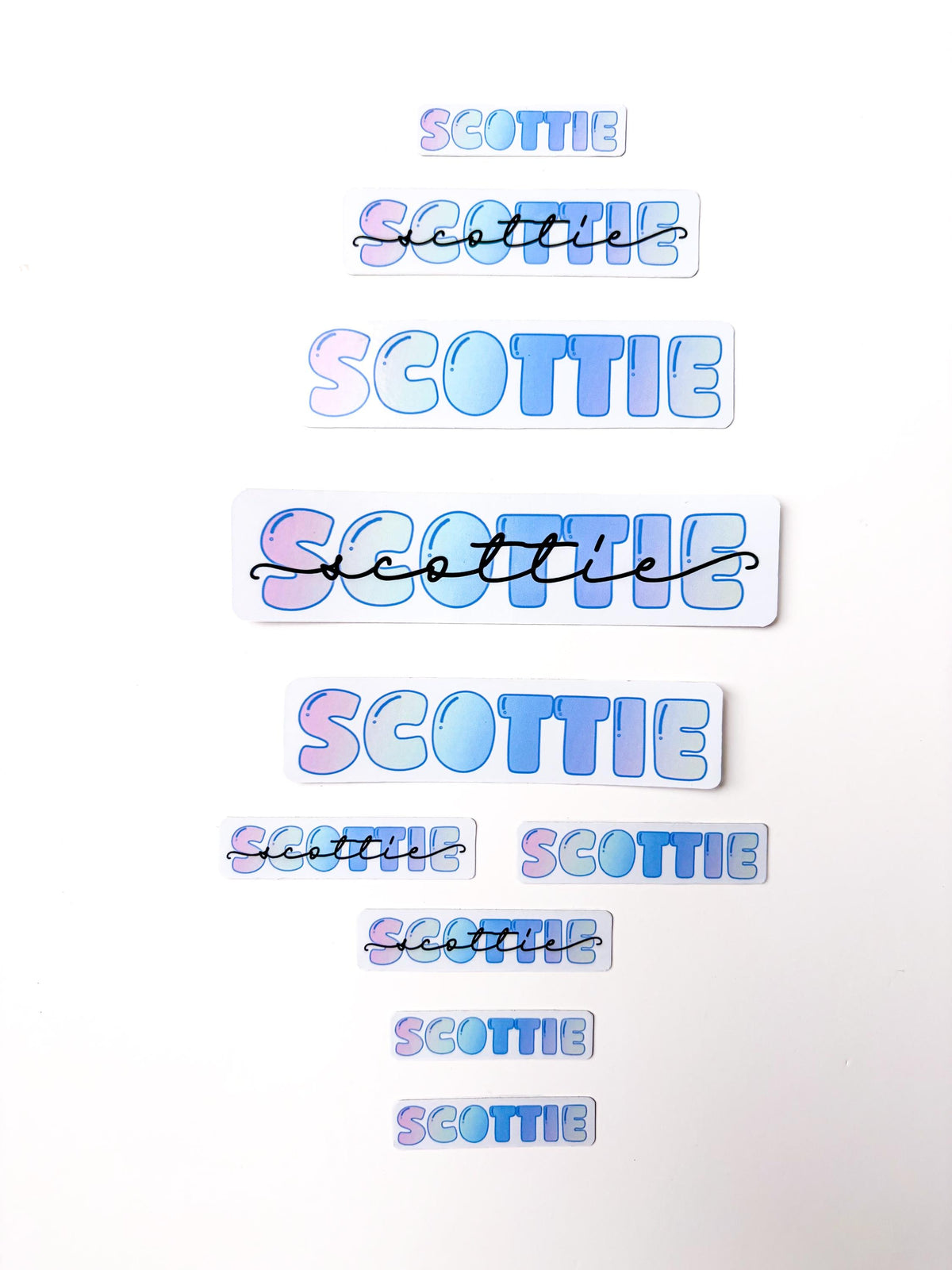 Custom Name Stickers Waterproof Labels personalized for School Supplies (Set of 10) first name stickers trendy handlettered name due cut