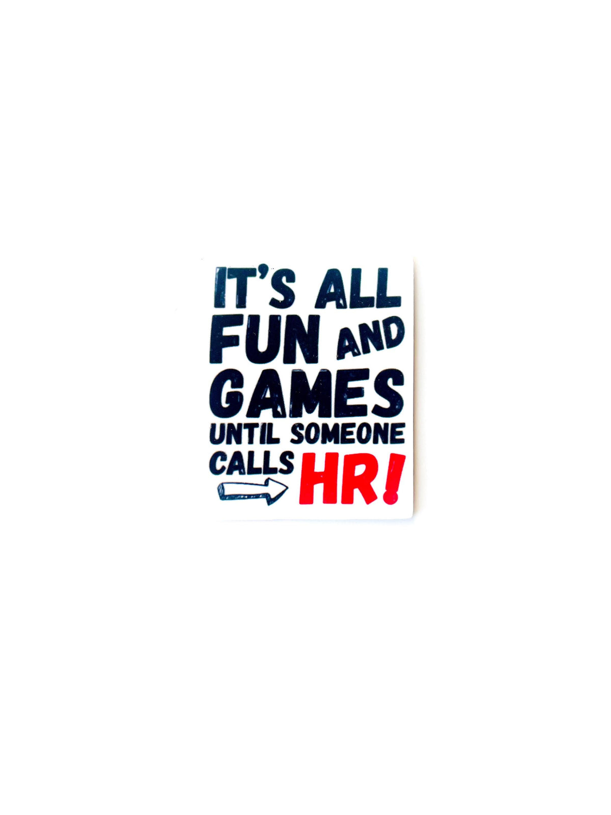 Funny HR Sticker Pack Set of 4: Waterproof Vinyl stickers, Coworker Gift, human resources
