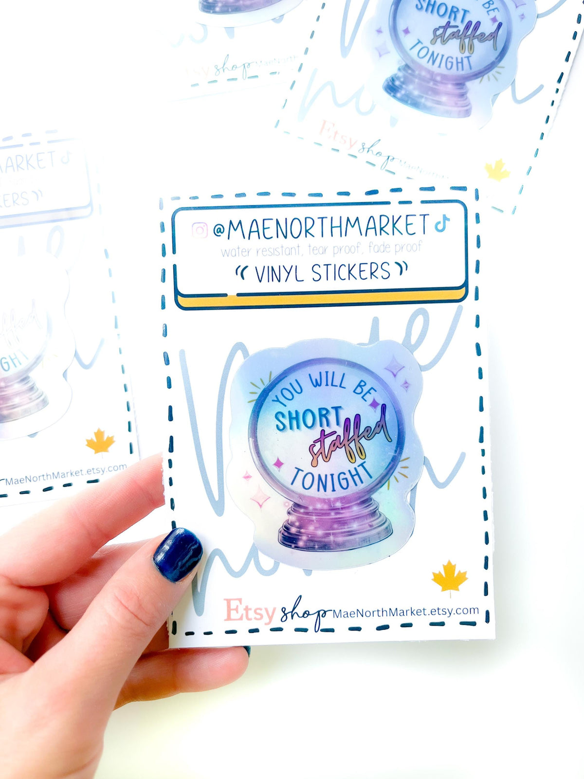 Shift Worker Holographic Sticker | Nurse Gift