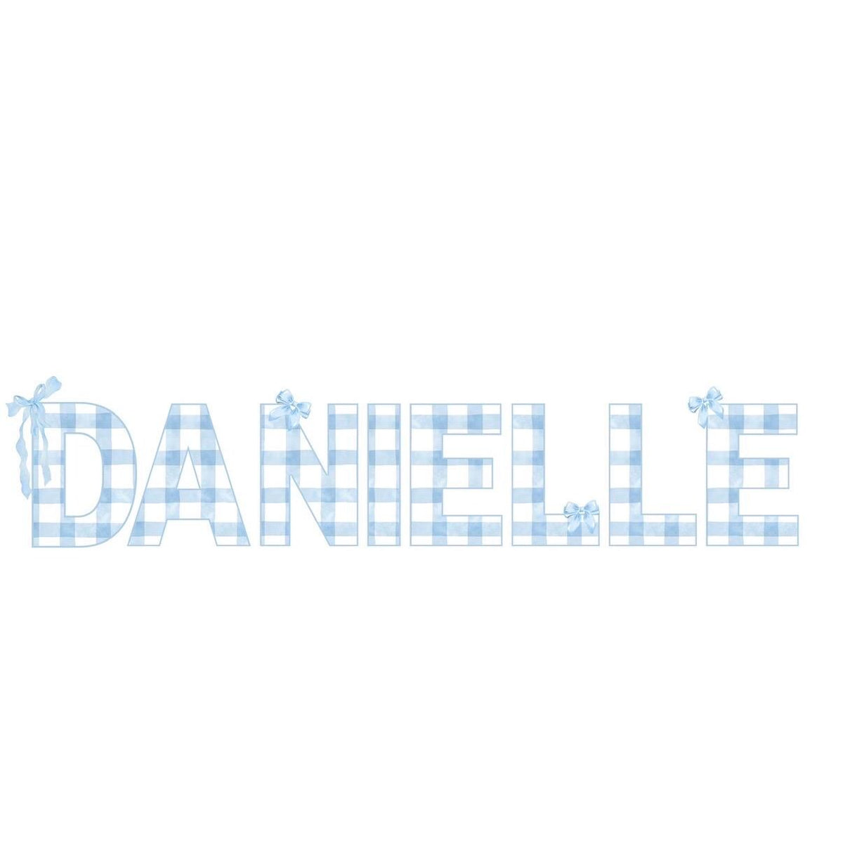Custom Name Stickers for notebook and water bottle personalized School Supplies first name stickers gingham checkered due cut waterproof