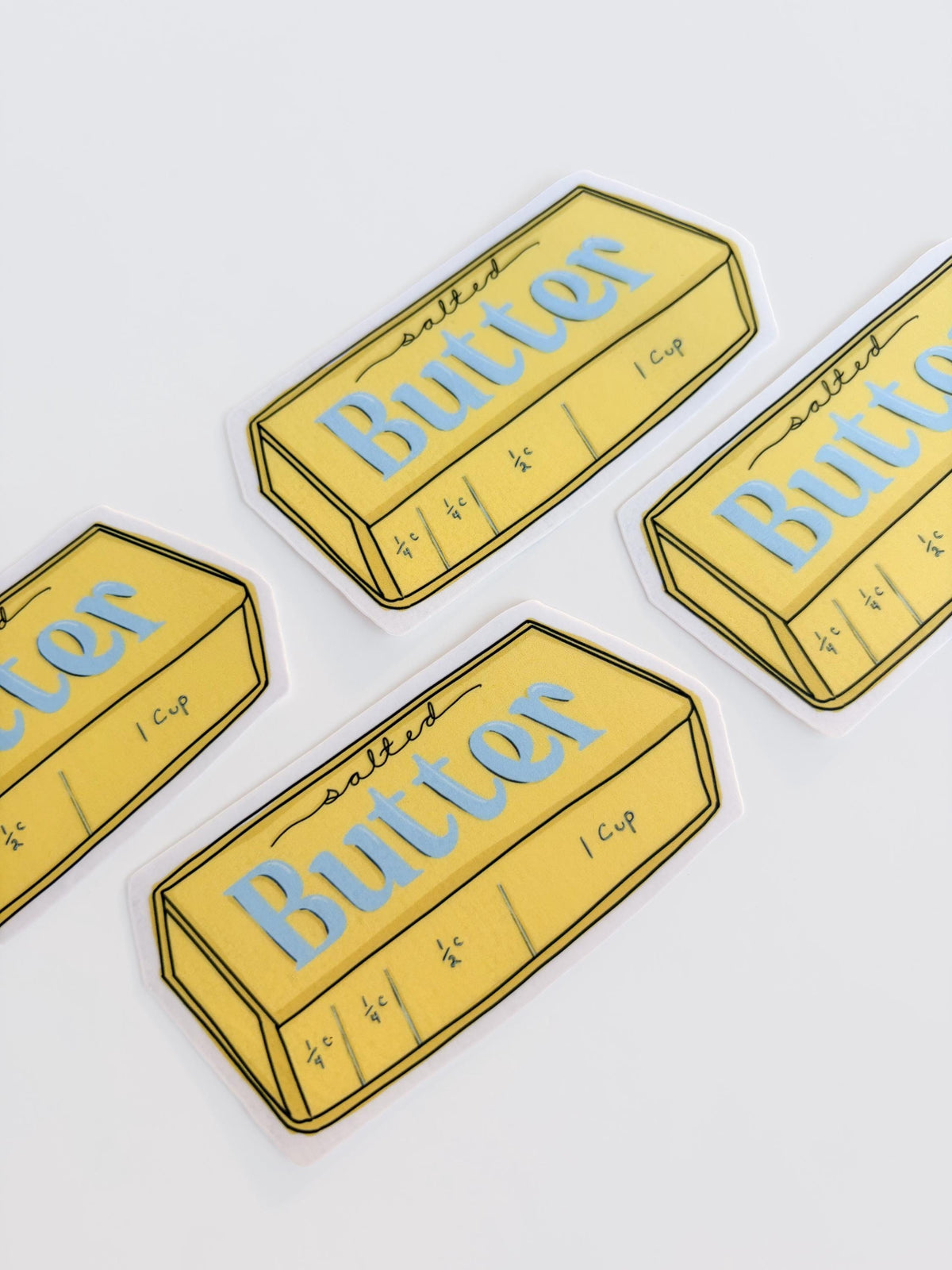 Butter Squishy Sticker stick of butter: Emotional support stickers, Vinyl, die cut art decal