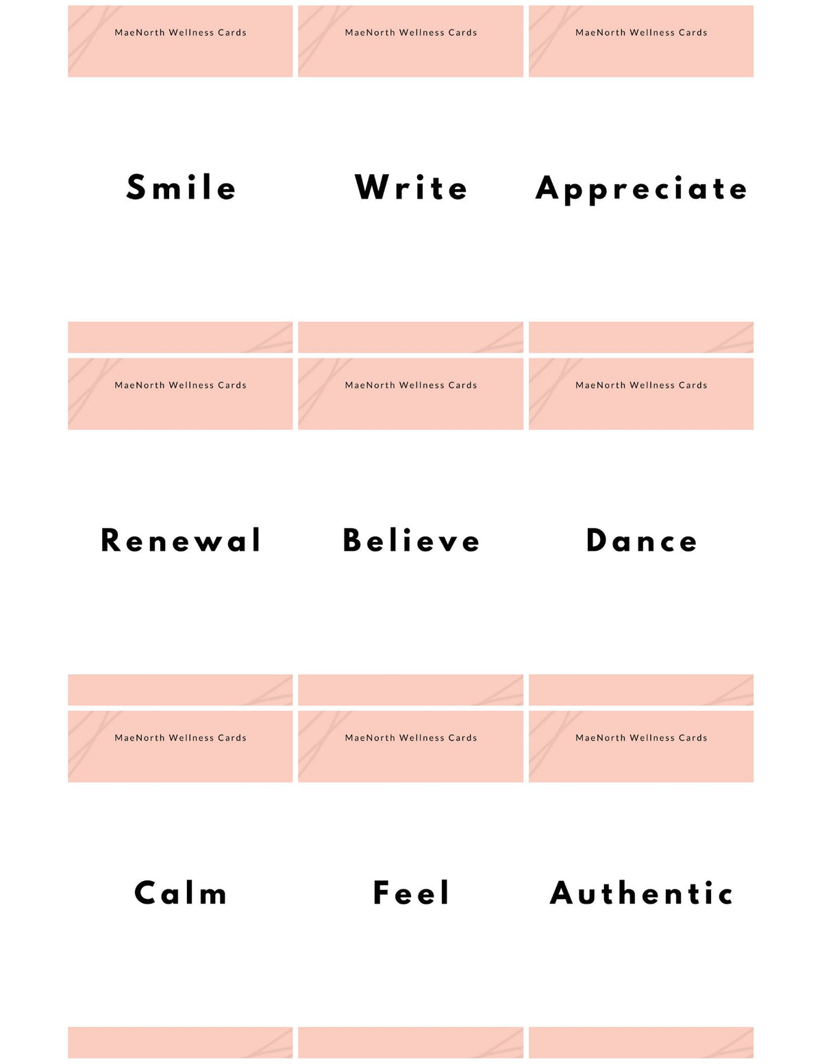 Printable Oracle Cards bundle – 264 Cards positive daily affirmation cards, motivational quotes, Instant Download, kids affirmations, tarot