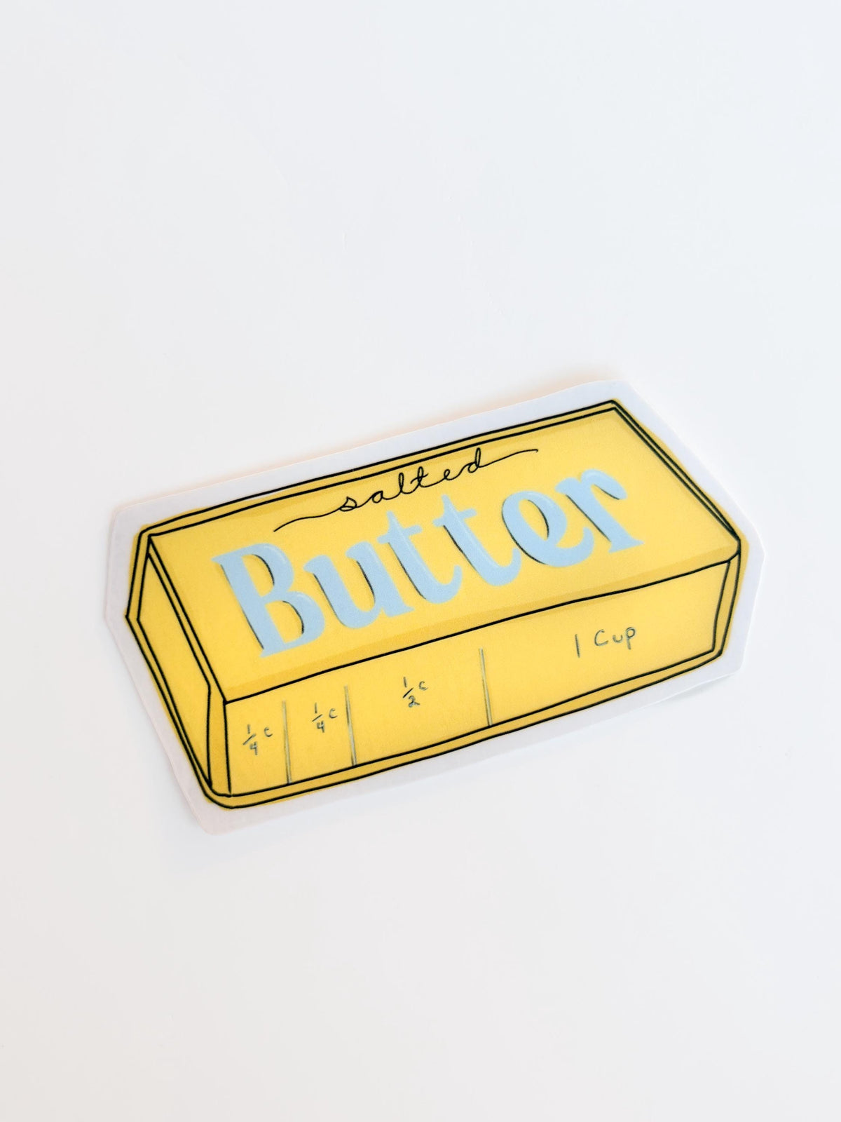 Butter Squishy Sticker stick of butter: Emotional support stickers, Vinyl, die cut art decal
