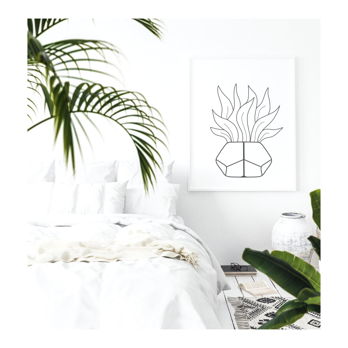 Botanical SVG Bundle, Flower & Plant Vector Art (Digital Download)