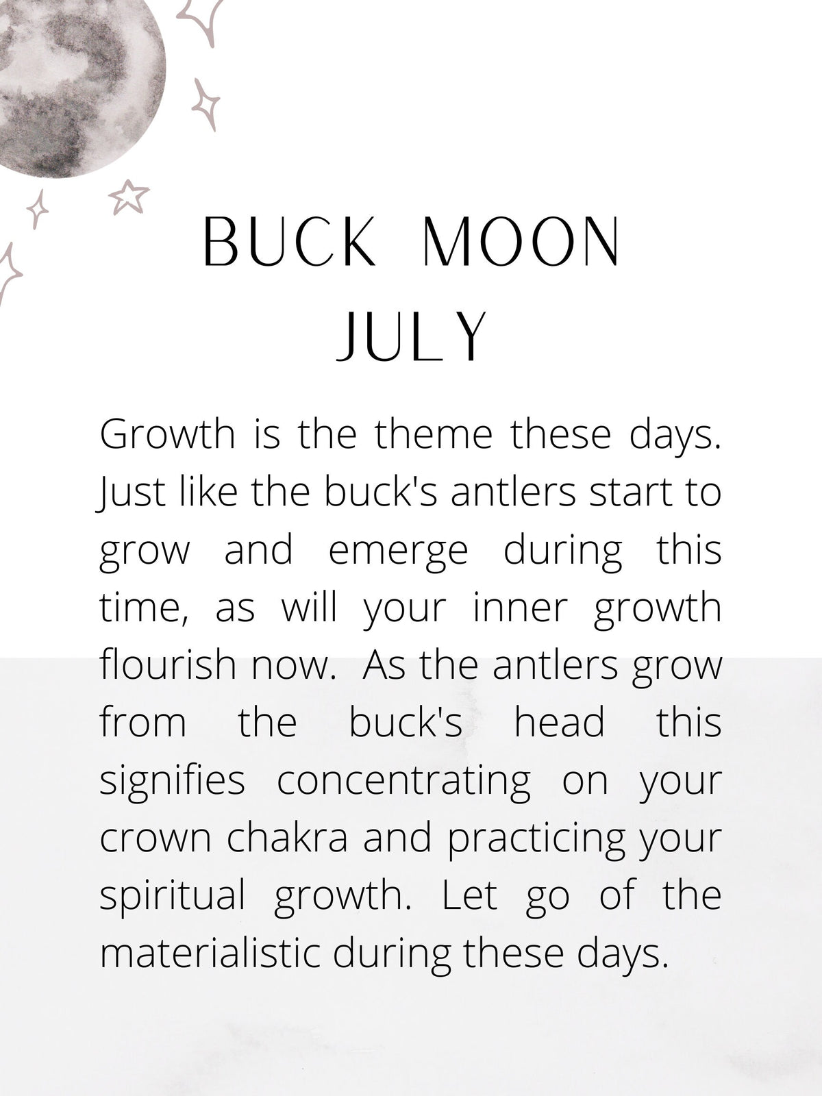 Moon Phase Printable Oracle Cards | 27-Card Deck