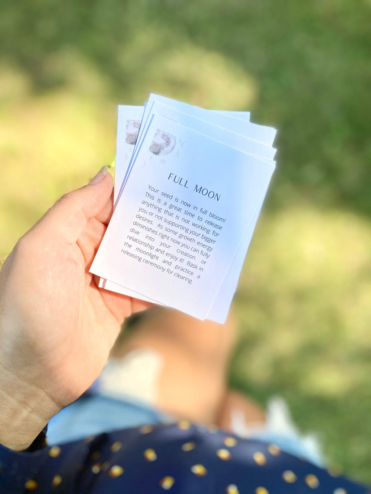 Moon Phase Printable Oracle Cards | 27-Card Deck