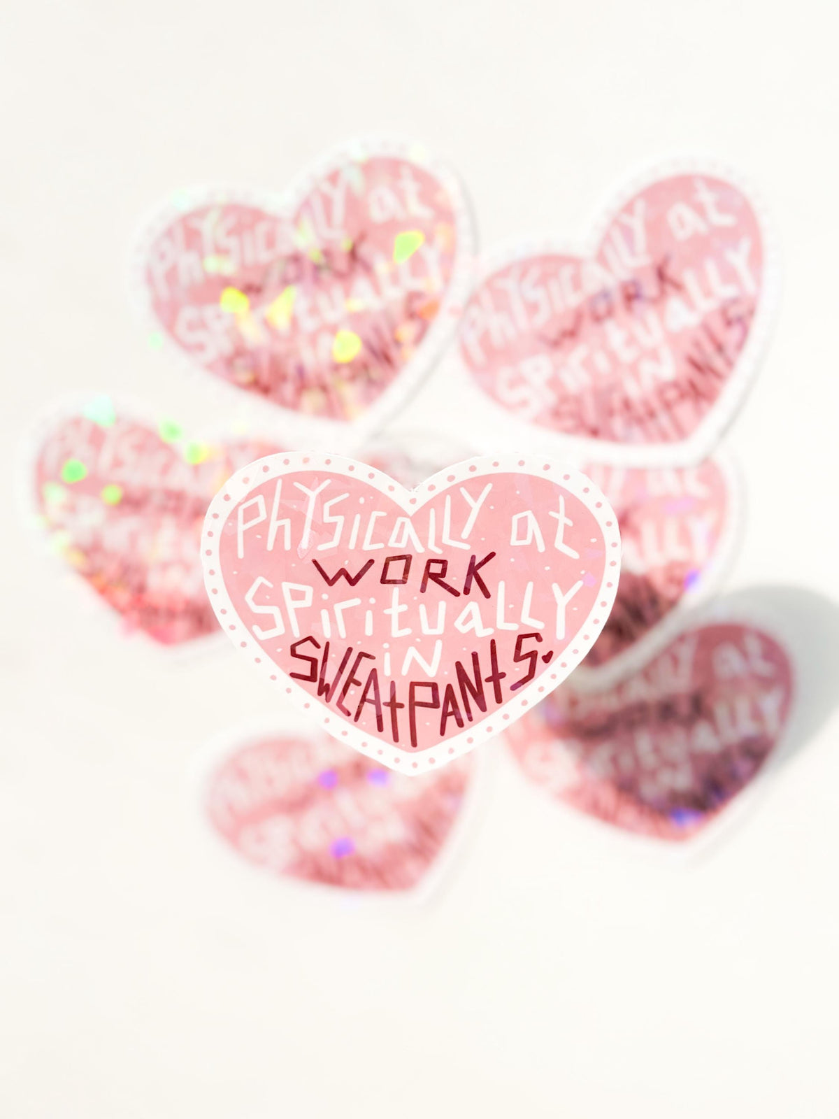 Physically at Work Holographic Vinyl Sticker