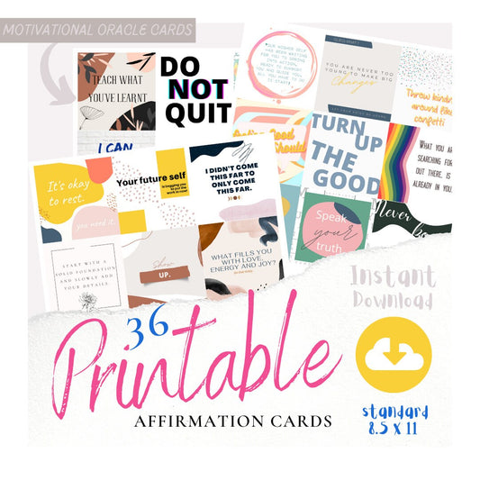 You are good enough, Manifestation cards, Printable oracle cards, affirmation cards printable, Printable affirmations, affirmation cards