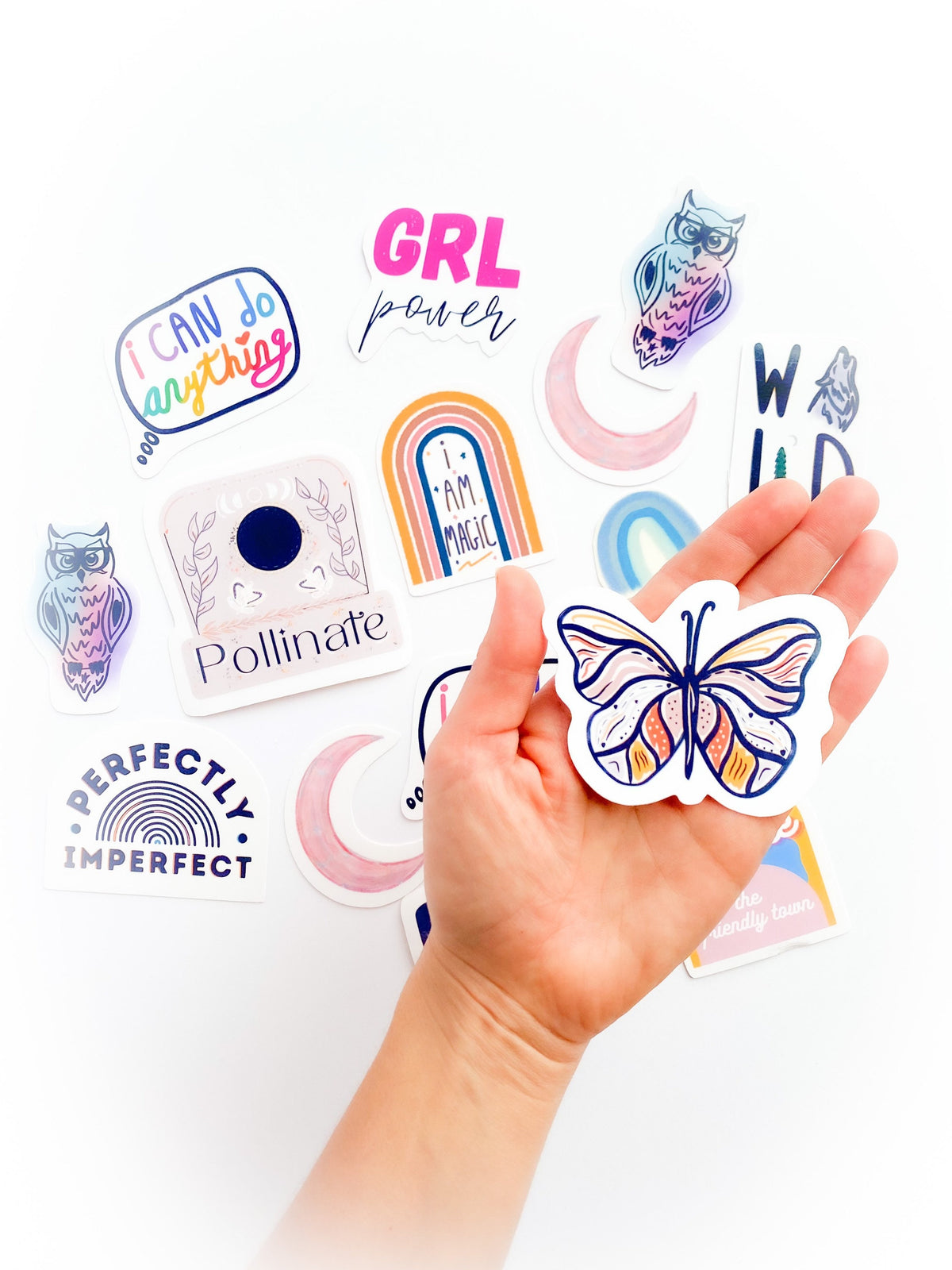 KIDS Mystery GIFT Sticker Pack set of 4 Waterproof Vinyl Decal for Teens helmet sticker Kids stocking stuffer gift under 10