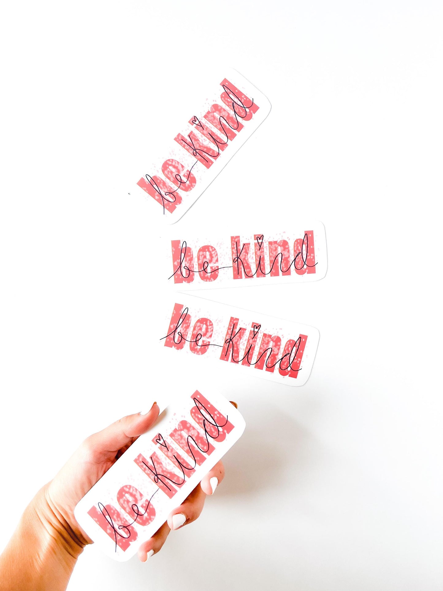 Be Kind Vinyl Sticker: Waterproof Quote Decal