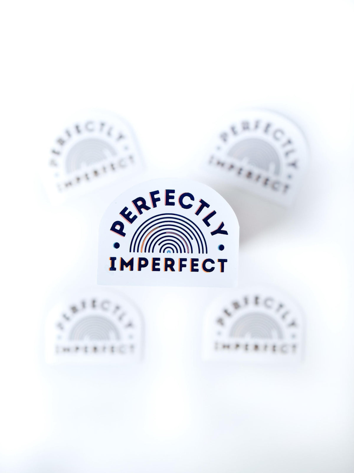 Perfectly Imperfect Sticker motivational gift for friend WaterBottle accessory laptop sticker kids stocking stuffer ideas for gifts under 10