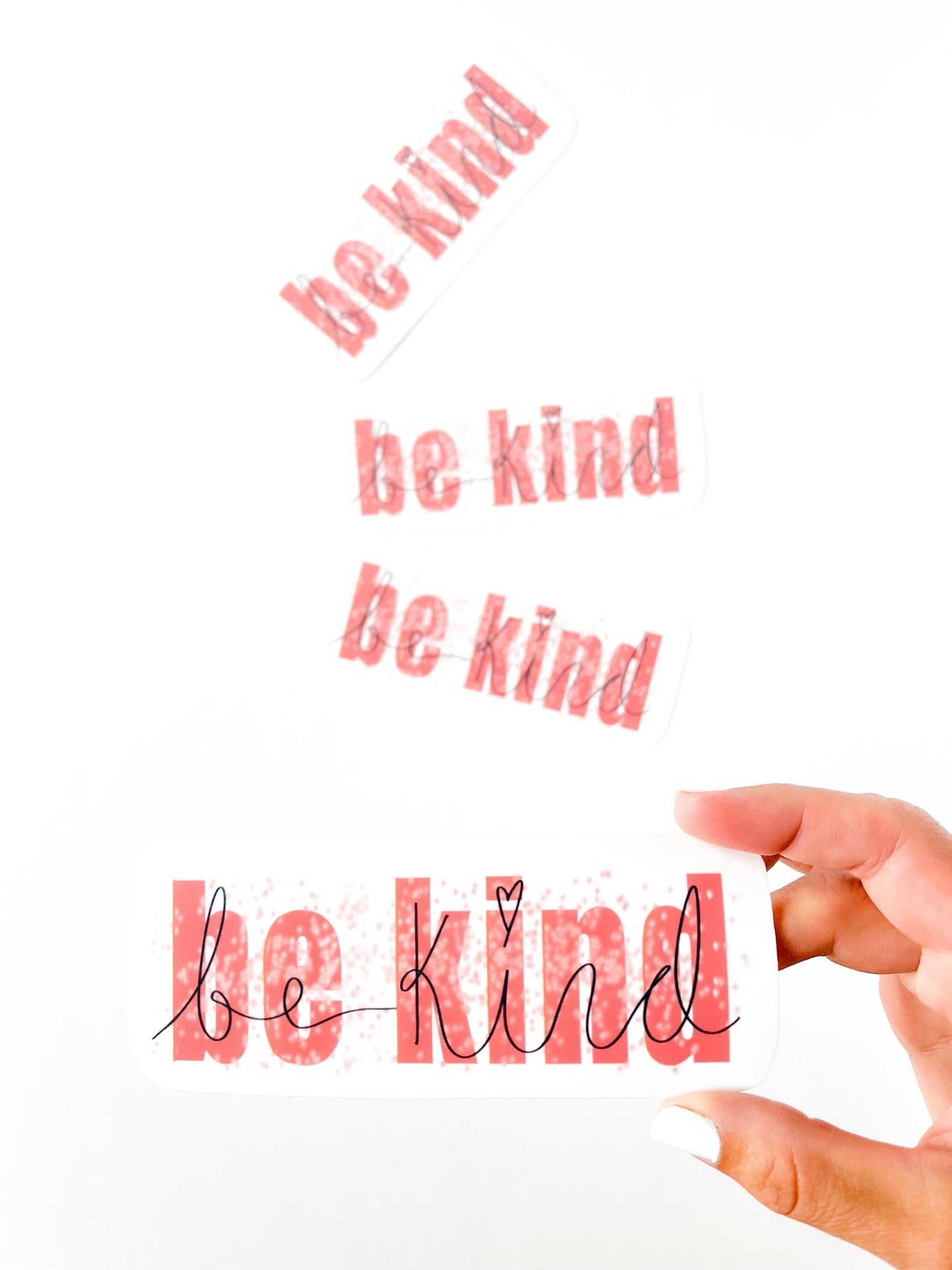 Be Kind Vinyl Sticker: Waterproof Quote Decal