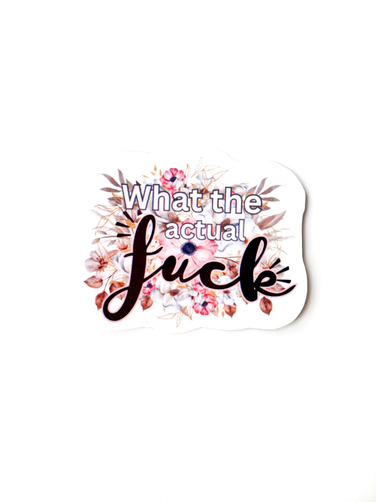 Funny Swear Word Sticker set: 4 Profanity Water Bottle sticker for laptop gift for coworker funny present for best friend adult humour gift