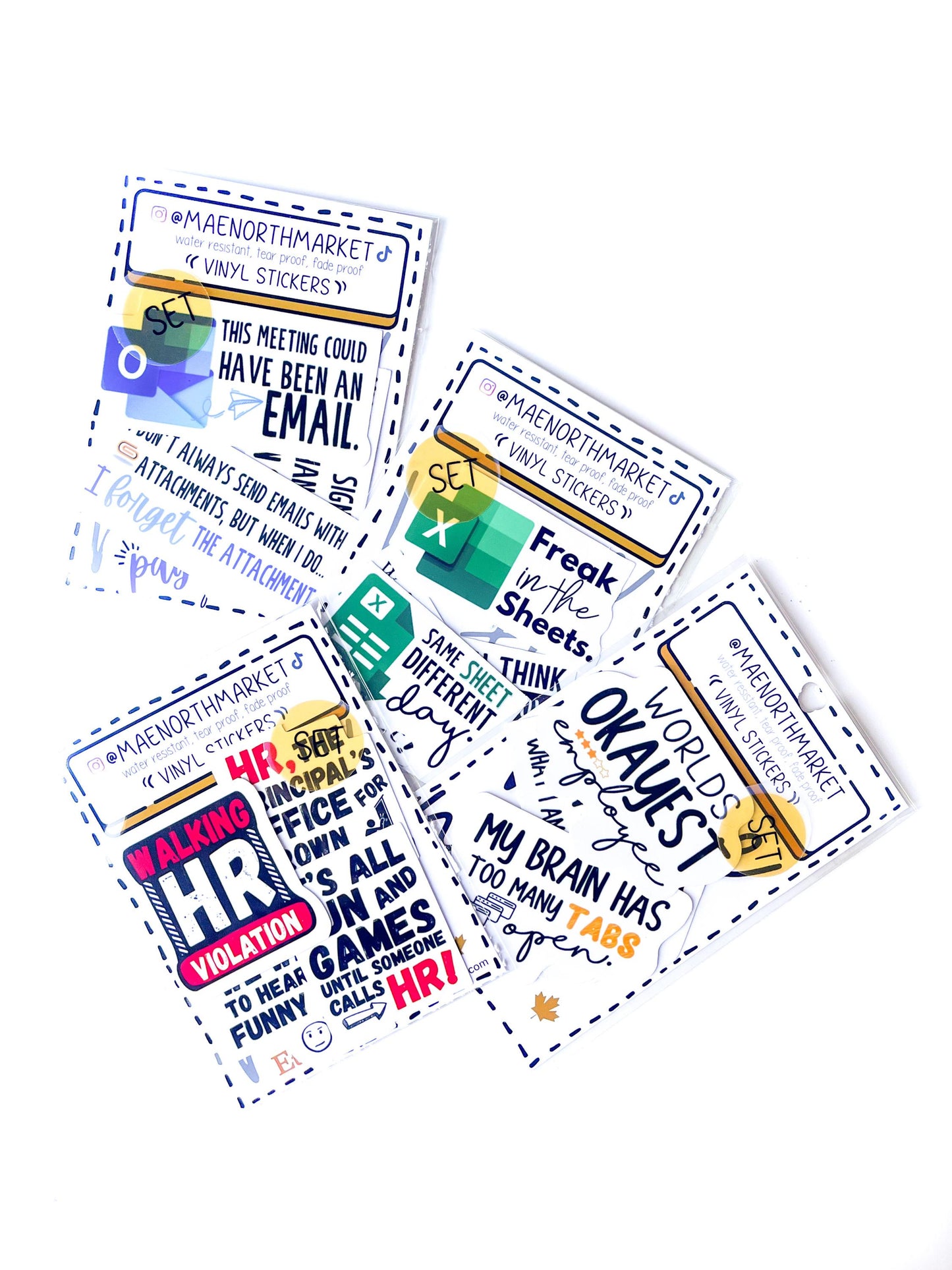 All FOUR SETS coworker humour Spreadsheet Sticker Freak in the sheets retirement gift funny HR gift for Coworker to boss gift employee funny