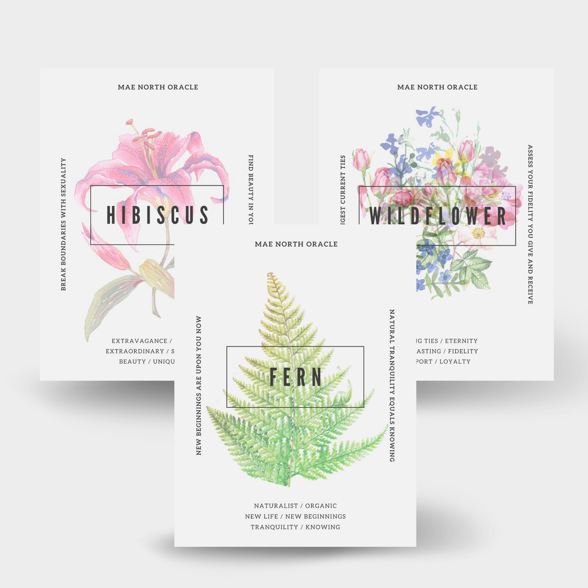 Botanical Printable Affirmation Cards | 36-Card PDF
