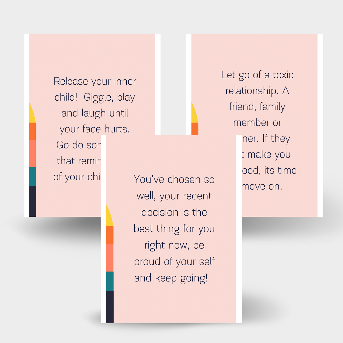 PRINTABLE AFFIRMATION CARDS - SUNSET MESSAGES